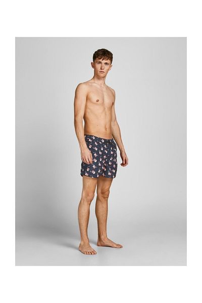Jack & Jones Swim Shorts - Navy blue - Graphic