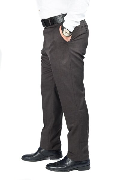 wontilotte Чоловічі штани з тканини Vito кольору фума