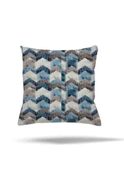 Pelangi Patchwork Çiçek Desen Etnik Gizli Fermuarlı Yastık Kılıfı Kırlent Kılıfı Koltuk Yastık Kılıfı