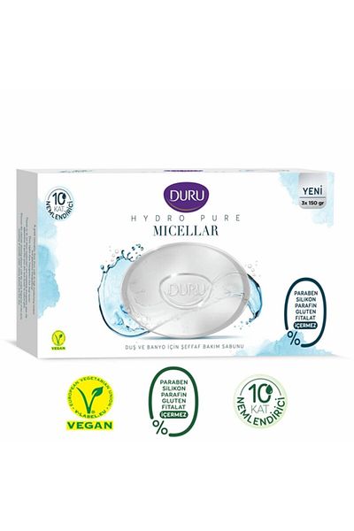 Duru Hydro Pure Micellar 3 Pieces Soap 450 gr
