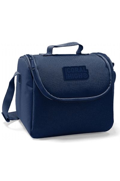 Coral High Navy Blue Thermos Lunch Bag - Boy