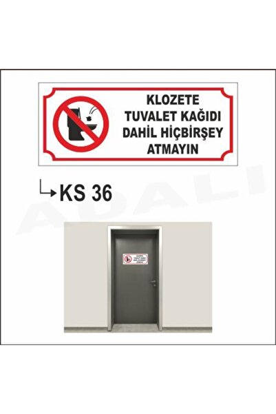 ADALI 12x24 Klozet Kısım Levhası Dekota