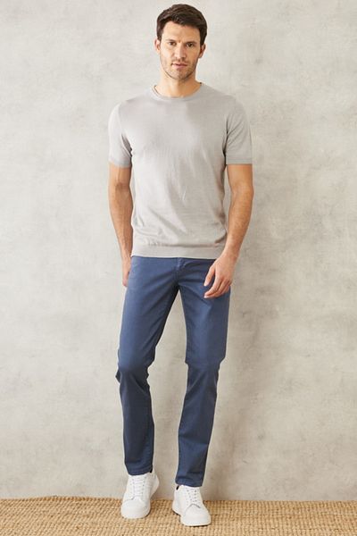 ALTINYILDIZ CLASSICS Ανδρικό Indigo Stretch 360 μοιρών προς όλες τις κατευθύνσεις Άνετο Slim Fit Slim Fit Παντελόνι