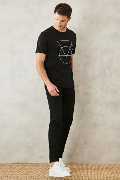 ALTINYILDIZ CLASSICS T-Shirt - Schwarz - Slim Fit