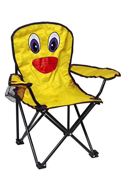 Binbirreyon Katlanır Çocuk Kamp Sandalyesi Portatif Çantalı Kilitli Güvenlikli Kamp Koltuğu Ha092