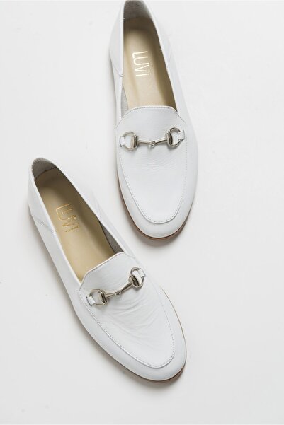 Luvi Жіноча біла сумка з натуральної шкіри Babet