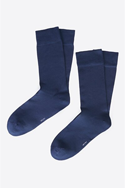 Gezen Çorap 10 чифта меки памучни мъжки чорапи в тъмносин цвят, издръжливи пр...
