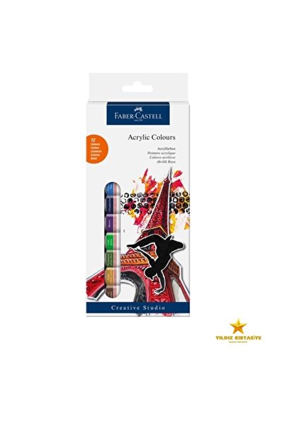 Faber Castell Tüp Akrilik Boya 12 Renk X 12 Ml 169501