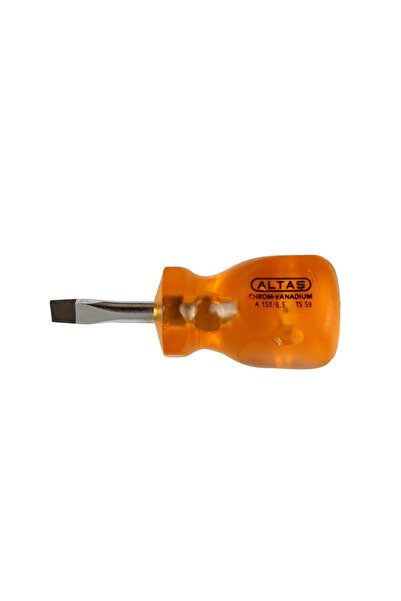 ALTAŞ Düz Topaç Tornavida 153/6,5 6,5x25 Mm Cr-v Profesyonel