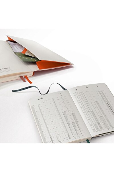 Leuchtturm1917 Outlines, Hava Koşullarına Dayanıklı Defter, Çanta Boy (b6+), Yumuşak Kapak, Turuncu