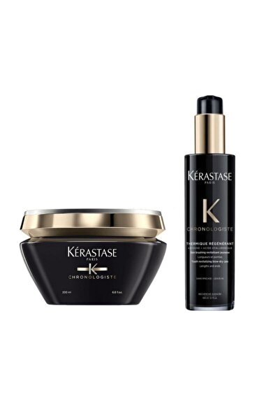 Kerastase Chronologiste Havyar Maskesi 200 Ml + Thermique Isı Koruyucu Krem 150ml