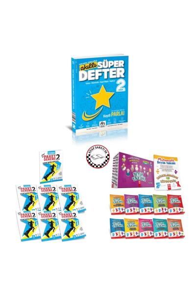 Model Yayınları 2.sınıf Akıllı Süper Defter + Turbo Paket Deneme + Beyin Takı...