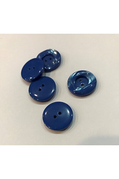 Öztürk Grained Polyester Women's Vest Button 2 cm Pack of 5.