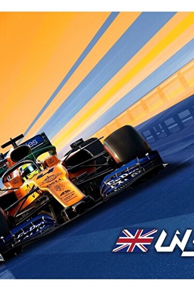 Universal Lando Norris Mclaren F1 Driver's Table Ξύλινη Διακοσμητική Αφίσα