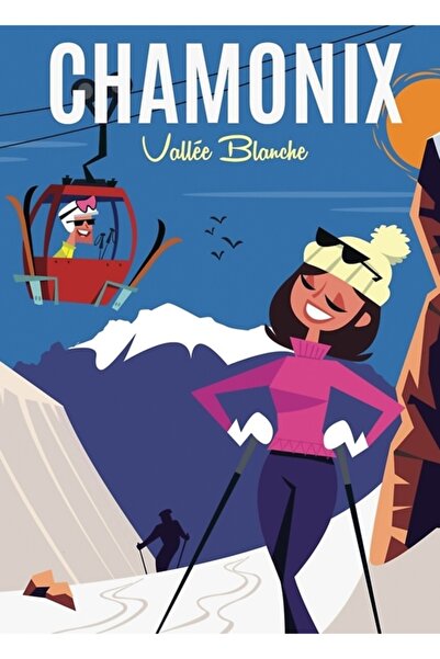 Universal Αφίσα Σαμονί, Ξύλινη Αφίσα, Διακοσμητική