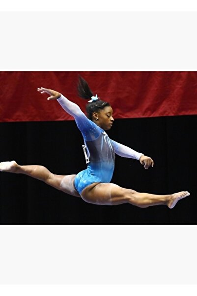 Universal Simone Biles 3 Ξύλινη Αφίσα Ζωγραφικής Διακοσμητική