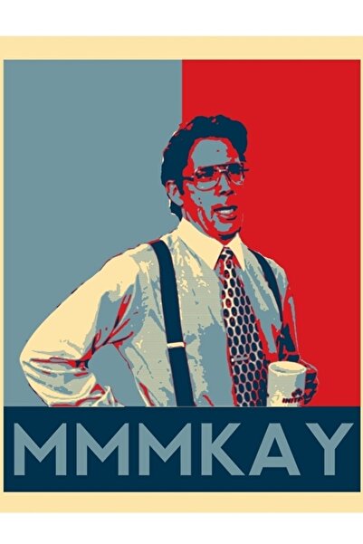 Universal Citat Bill Lumbergh Mmmkay Poster amuzant din lemn pentru birou, de...