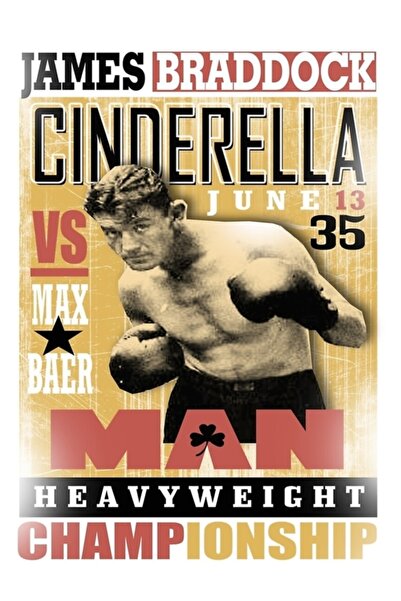Universal Poster decorativ din lemn cu pictură de James Braddock