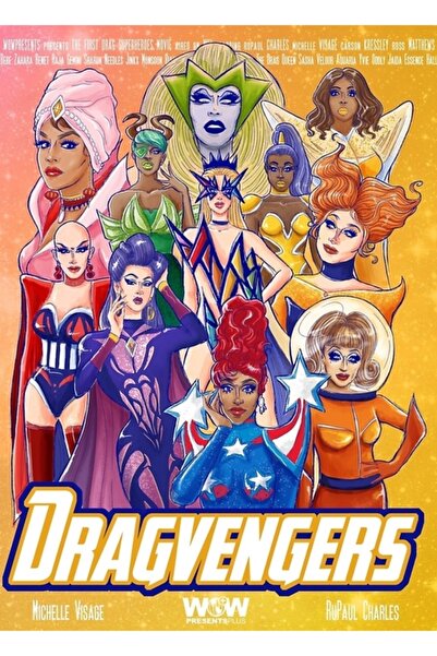 Universal Rupaul's Dragvengers: Όλοι οι Νικητές - Διακοσμητική Ξύλινη Αφίσα Π...