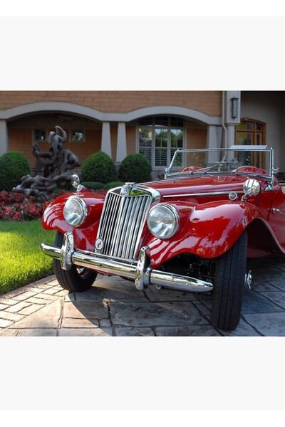 Universal 1954 Mg Tf Roadster Ξύλινη Διακοσμητική Αφίσα Τραπεζιού