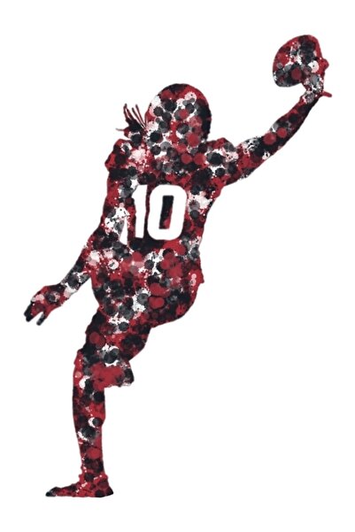 Universal Διακοσμητική ξύλινη αφίσα τέχνης "Sıçrayan Hopkins Tablo "