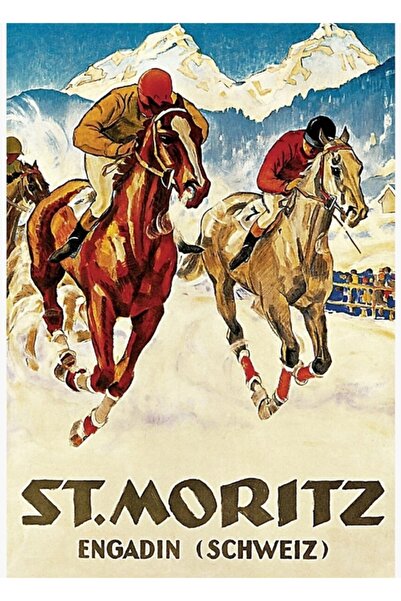 Universal Διακοσμητική ξύλινη αφίσα με σχέδιο ιπποδρομιών στην διαφήμιση των ...