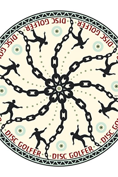 Universal Διακοσμητική ξύλινη αφίσα για λάτρεις του δισκ γκολφ