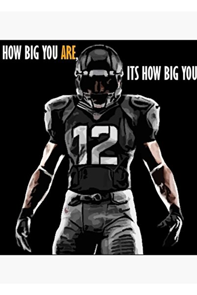 Universal Διακοσμητική ξύλινη αφίσα με εικονογράφηση ποδοσφαίρου