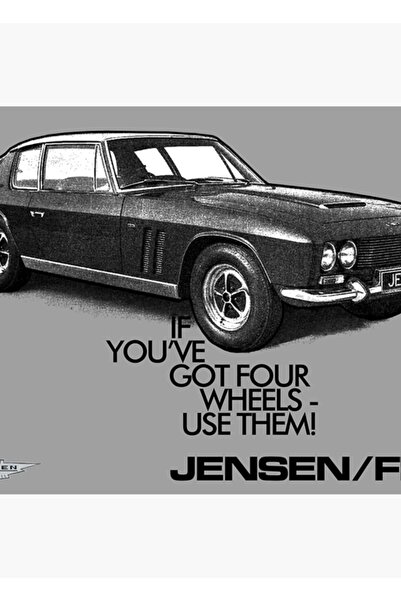 Universal Jensen Ff Interceptor Ξύλινη Διακοσμητική Αφίσα Τραπεζιού