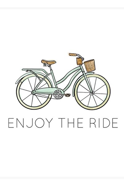 Universal Ποδήλατο - Απολαύστε την οδήγηση Ξύλινη διακοσμητική αφίσα για το τ...