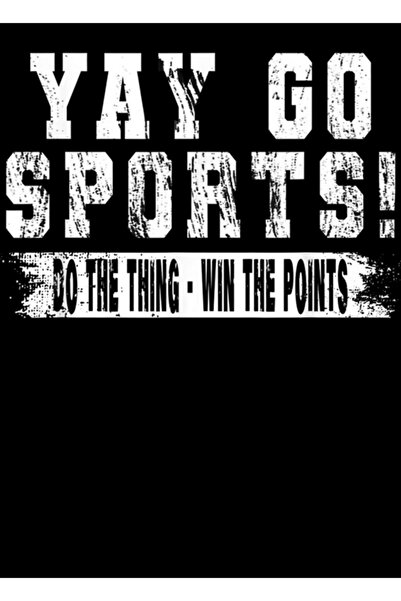 Universal Yay Go Sports Vintage Αστείο Αθλητικό Πίνακας Ζωγραφικής Ξύλινη Δια...