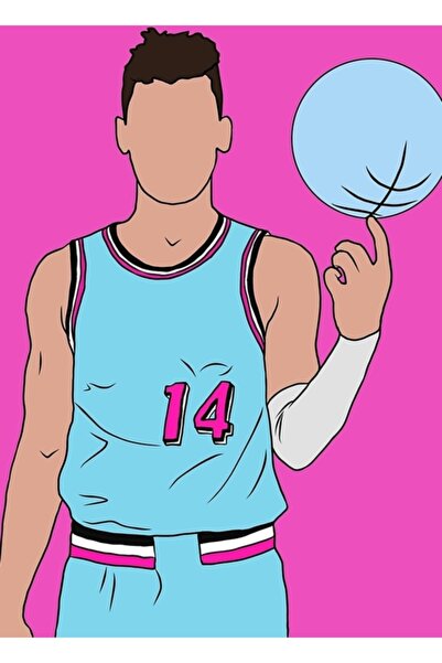 Universal Διακοσμητική ξύλινη αφίσα Tyler Herro Vice Tablo