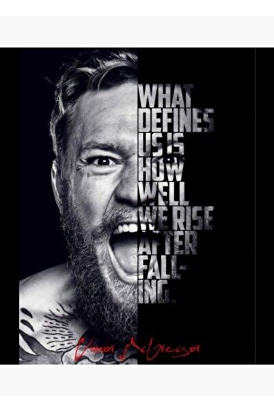 Universal Citat Conor McGregor Tablou decorativ din lemn Poster decorativ
