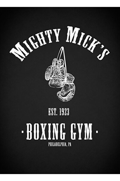 Universal Mighty Micks Boks Salonu Tablo Ahşap Poster Dekoratif