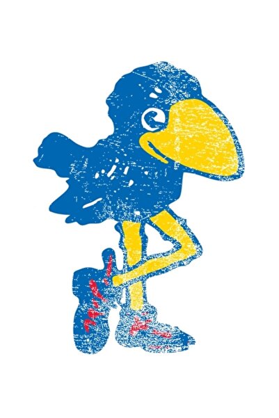 Universal Διακοσμητική ξύλινη αφίσα vintage με ζωγραφική τέχνη Jayhawk