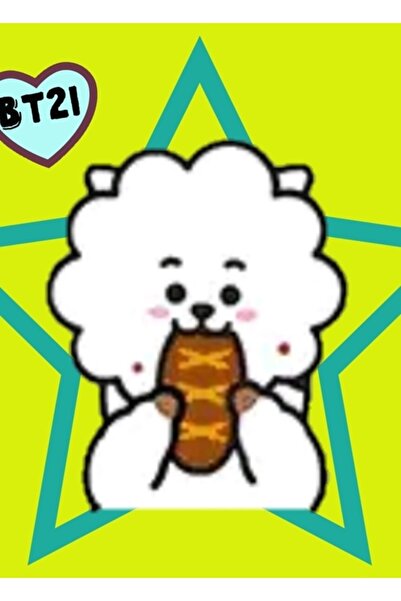 Universal Bt21 Rj Ξύλινη Αφίσα Τραπεζιού Διακοσμητική Κωδικός5504