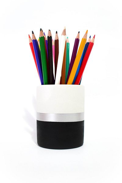 PAYATASARIM Concrete Office Set Pen Holder