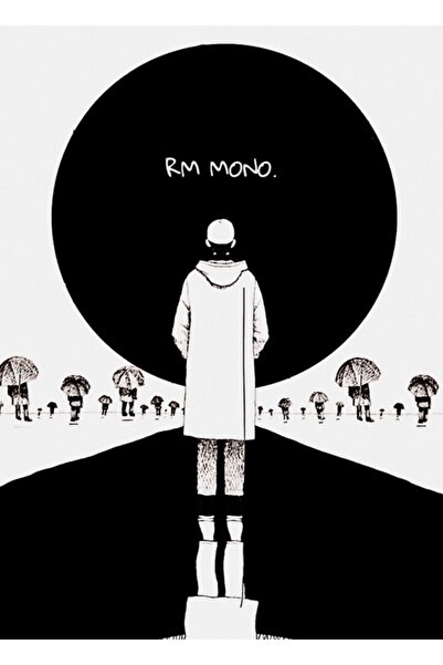 Universal Poster decorativ din lemn Rm Mono Mixtape Code3578