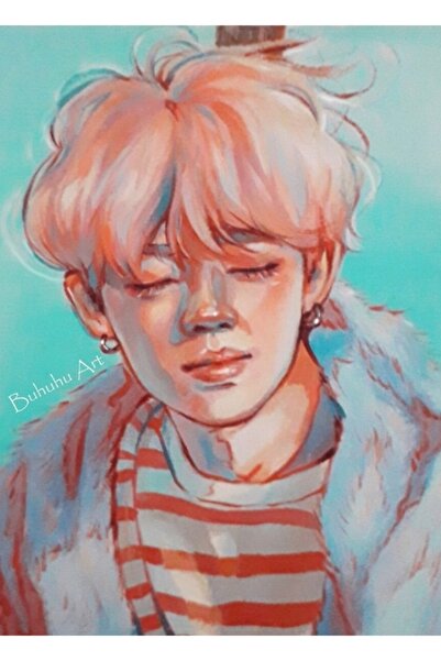 Universal «μελαγχολία» Ζιμίν Ξύλινη Αφίσα Τέχνης Διακοσμητική Κωδικός2699