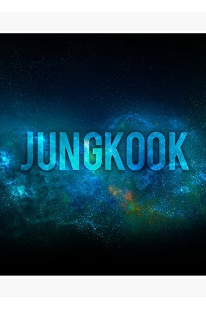 Universal Jungkook Space Painting Ξύλινη Διακοσμητική Αφίσα Κωδικός4094