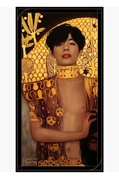 Universal Klimt X Taehyung Ξύλινη Διακοσμητική Αφίσα Ζωγραφικής Κωδικός3318