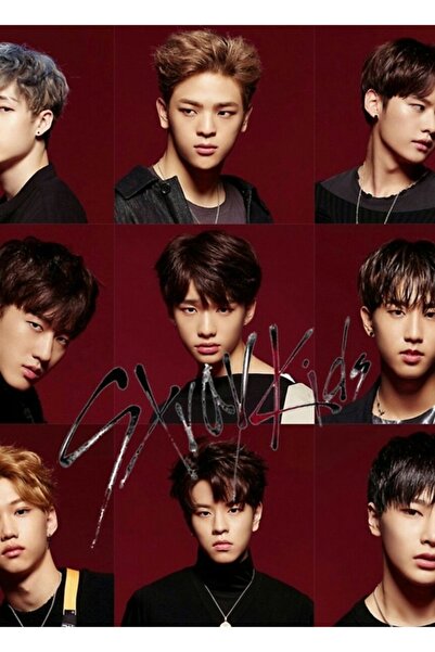 Universal Straykids Tablo Ahşap Poster Dekoratif Kod4905