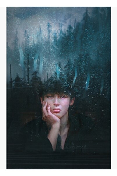 Universal Ανακλαστική ξύλινη αφίσα Jimin (έκδοση 1) Διακοσμητικός κωδικός1930