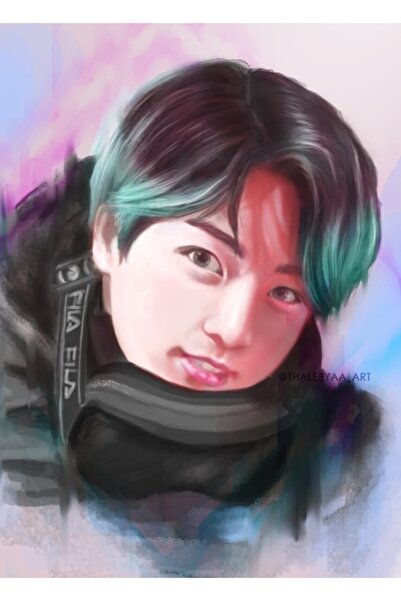 Universal Διακοσμητική Ξύλινη Αφίσα Jungkook Tablo Κωδικός5299