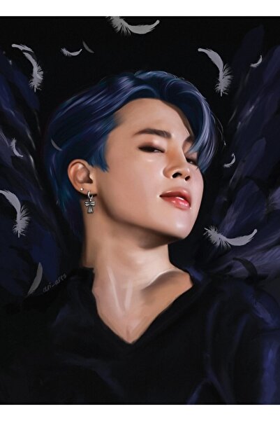 Universal Μαύρος Κύκνος Jimin Ξύλινη Διακοσμητική Αφίσα Κωδικός6148