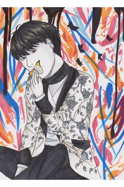 Universal Δεν θα ξεφυγώ πια, ακόμα και το ξύλινο τραπέζι με την αφίσα διακοσμ...