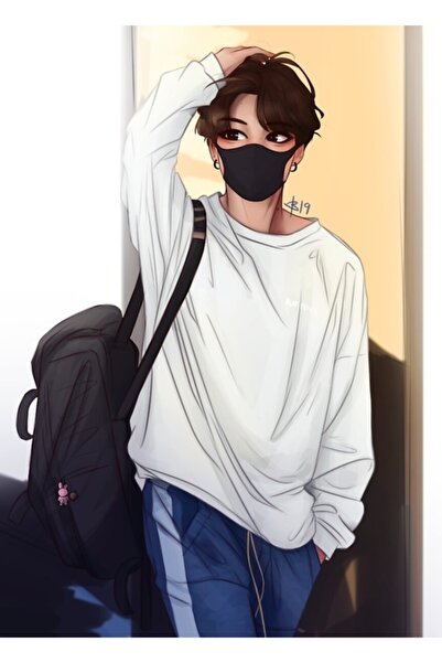 Universal Jungkook 190405 Ξύλινη Αφίσα Τέχνης Διακοσμητική Κωδικός3522