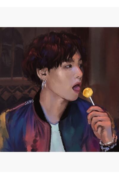 Universal Yoongi Sihir Dükkanı Ξύλινη Αφίσα Τραπεζιού Διακοσμητική Ξύλινη Αφί...