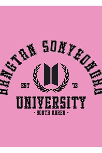 Universal Poster decorativ din lemn, tablou Universitatea Bangtan, Cod2576