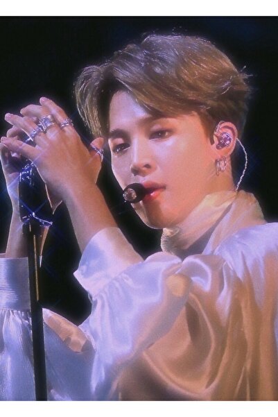 Universal Jimin 90's Heart Painting Ξύλινη Διακοσμητική Αφίσα Κωδικός2495